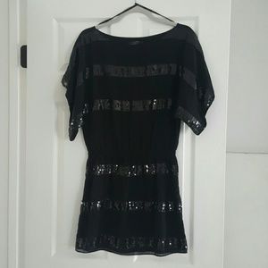 Jessica Simpson Black sequin detail dress